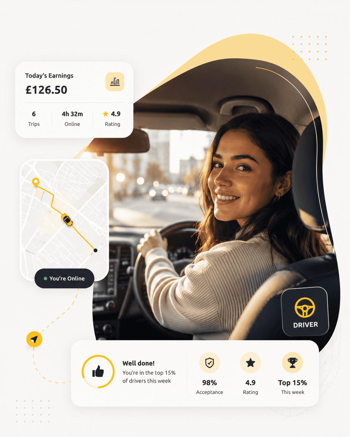 East Kent Taxis driver