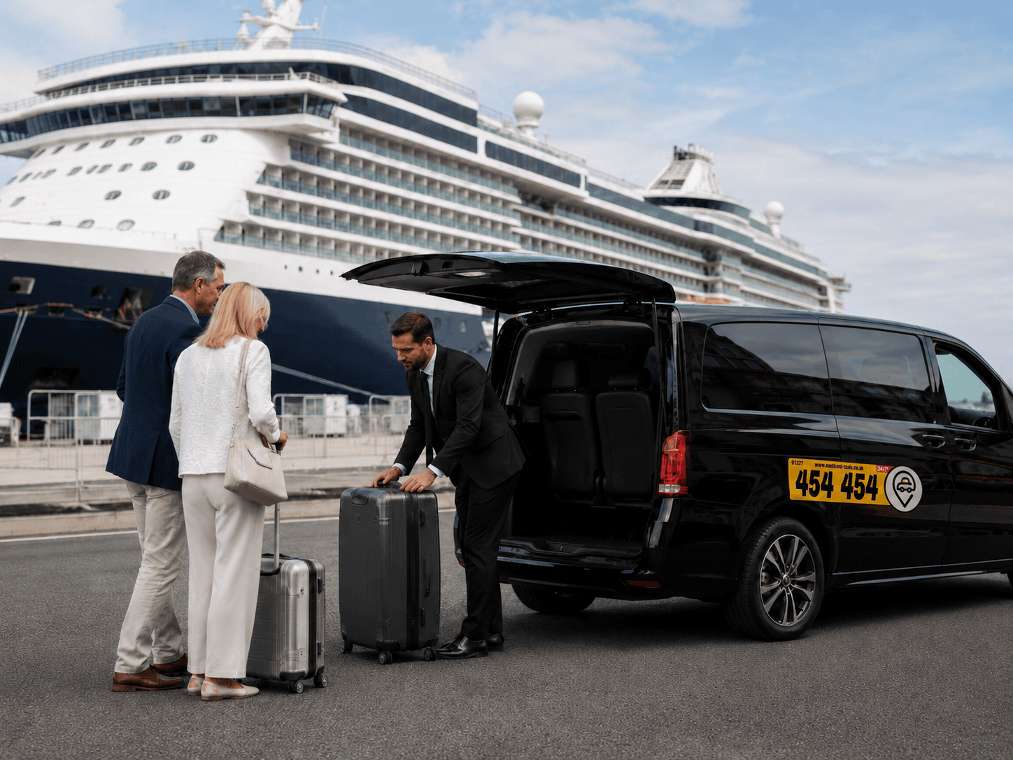 Dover Cruise Terminal transfer from Heathrow Gatwick